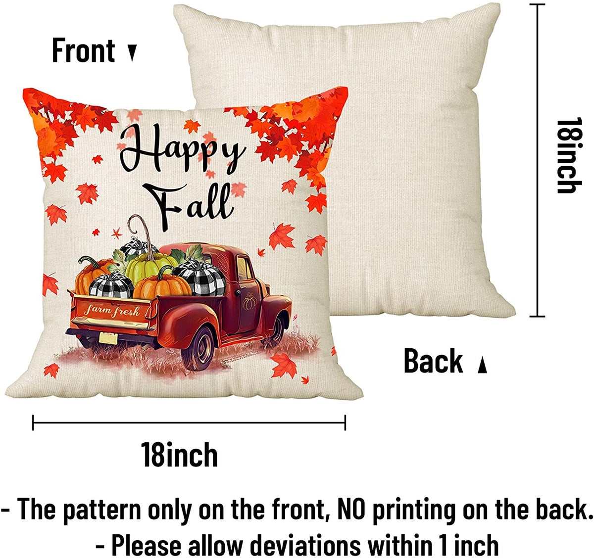 18-Inch Farmhouse 'Every Love Story' Graphic Pillow Cover - Pick Your  Plum