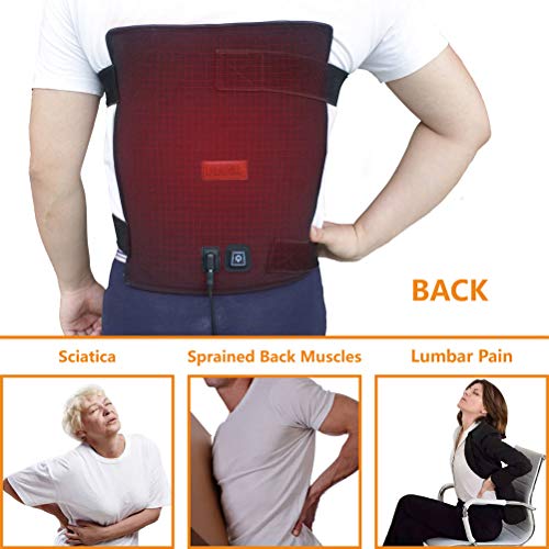 CREATRILL Massaging Heated Shoulder Wrap, Heating Pad for Rotator Cuff /  Frozen Shoulder