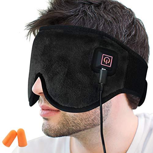 CREATRILL X-Large Heated Eye / Sinus Mask, USB Heating Compress Pad